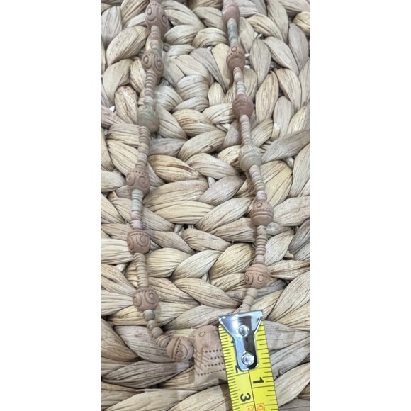 VINTAGE OWL WOOD CARVED NECKLACE 22in - Picture 8 of 10